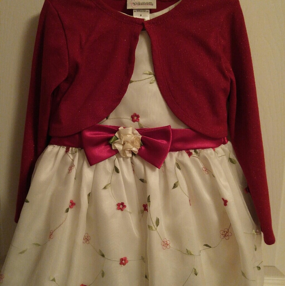 Little girl's holiday dress